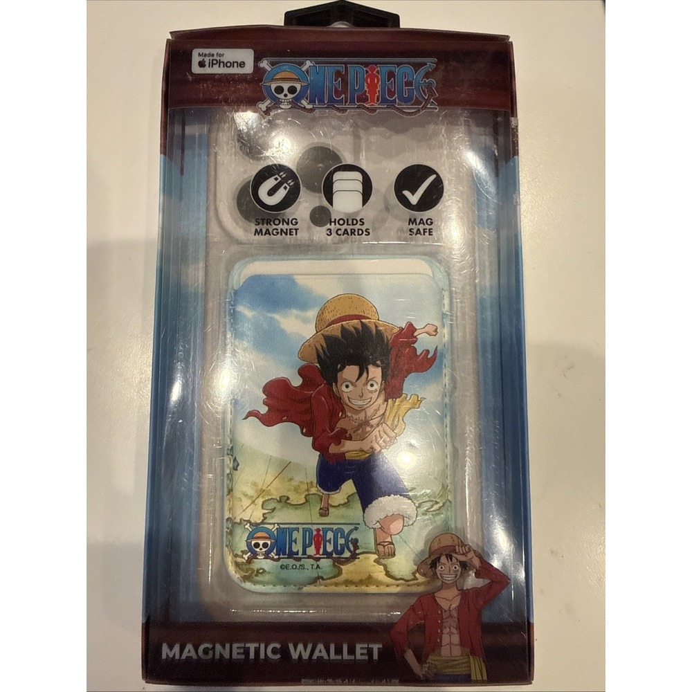 CultureFly Magnetic MagSafe Wallet One Piece Luffy Running